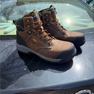 KEEN Utility Men's Brown Carbon Toe Work Boots